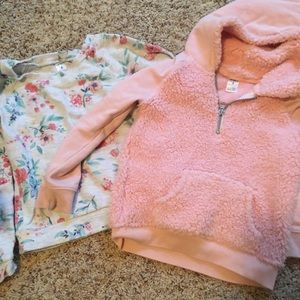 2 carters sweatshirts size 6